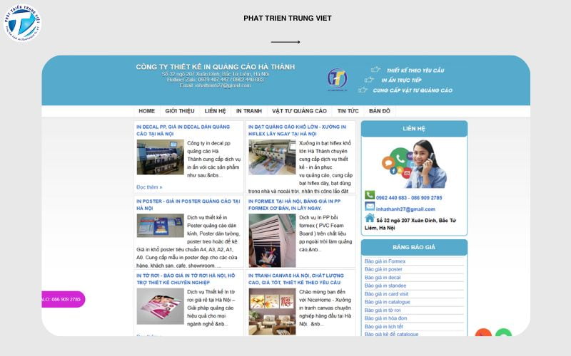 Công ty Thiết Kế In Quảng Cáo Hà Thành - Dịch vụ in banner vải lấy ngay, sắc nét, giá rẻ tại Hà Nội